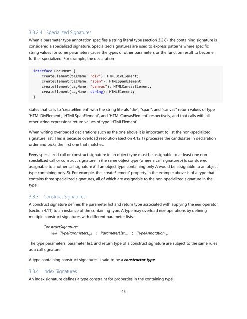 TypeScript Language Specification v1.5