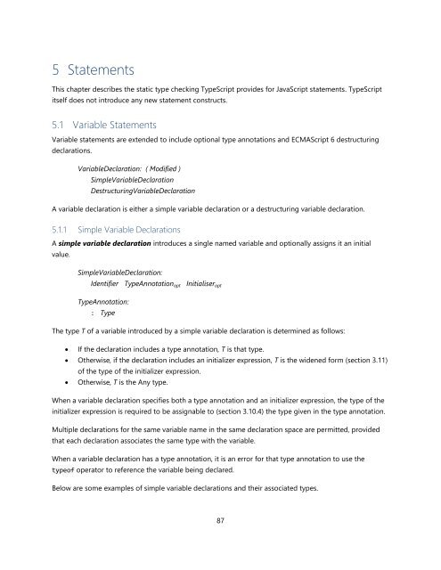 TypeScript Language Specification v1.5