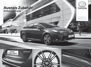 Avensis Zubehör