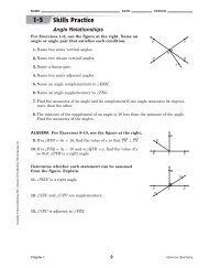 Skills Practice Angle Relationships - Mrs. Foy's Classroom