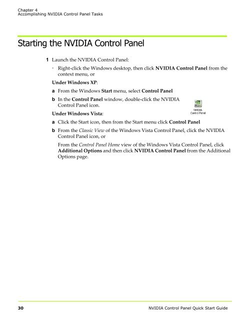 NVIDIA Quadro Professional Drivers NVIDIA Control Panel Quick ...