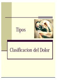 CLASIFICACIÓN DEL DOLOR