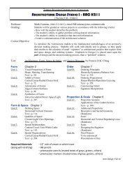 Syllabus - Architectural Design Program