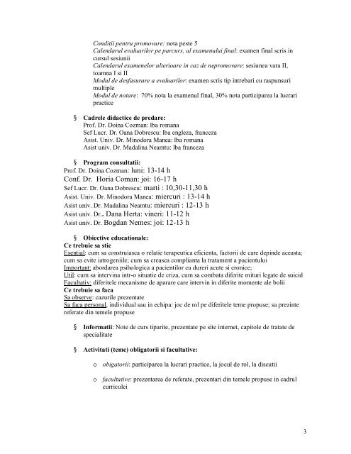 GHIDUL DE STUDIU PSIHOLOGIE MEDICALA final - UMF
