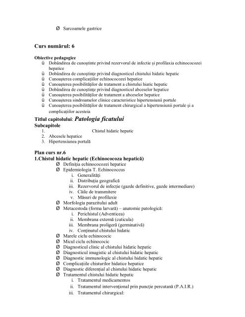 Ghid Studiu Chirurgie 3-modificat - UMF - Iuliu HaÅ£ieganu