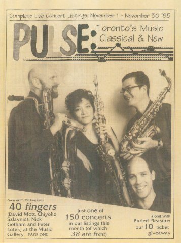 Volume 1 Issue 3 - November 1995
