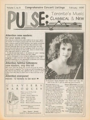 Volume 1 Issue 5 - February 1996