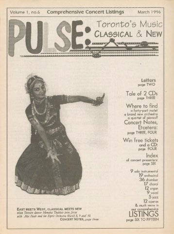 Volume 1 Issue 6 - March 1996