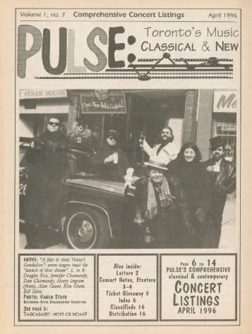 Volume 1 Issue 7 - April 1996