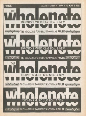 Volume 2 Issue 8 - May 1997