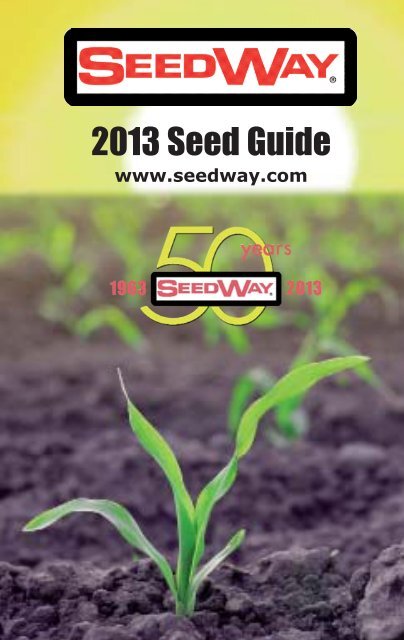 2013 Seed Guide - Seedway
