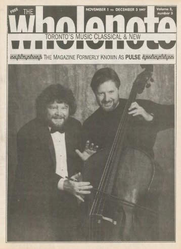 Volume 3 Issue 3 - November 1997