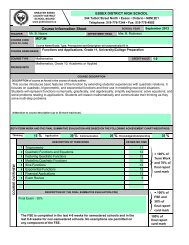 Course Info Sheet Sept 2013 - Mr.Neave's Website