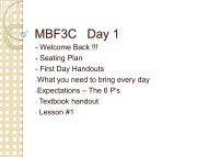 MBF3C Day 1 - Mr.Neave's Website - Weebly