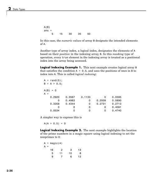 MATLAB Programming