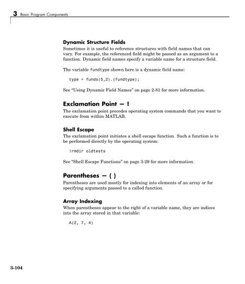 MATLAB Programming