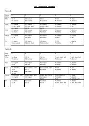 Year 7 Homework Timetable Week 1: Week 2: - Bow School