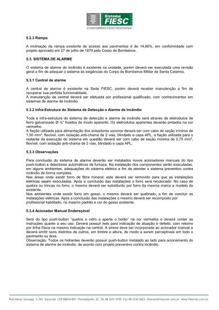 EDITAL DE LICITAÇÃO CARTA CONVITE Nº 01/2011 - Fiesc