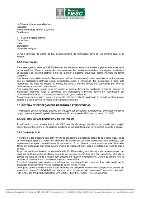 EDITAL DE LICITAÇÃO CARTA CONVITE Nº 01/2011 - Fiesc