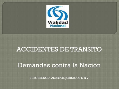 Diapositiva 1 - Dirección Nacional de Vialidad