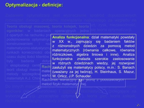 Optymalizacja liniowa - Akademia Morska w Szczecinie