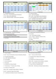 Calendário 2011 - IFTM