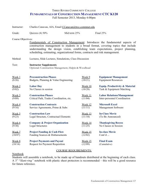 Syllabus - Architectural Design Program