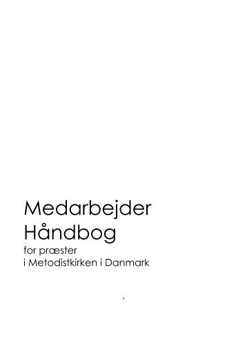 Medarbejder Håndbog - Metodistkirken i Danmark