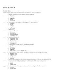 images Physics Worksheet Vibrations And Waves Answer Key Mr. Lin physics test review lesson 19 20 mc