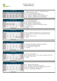 Calendário 2013 - IFTM