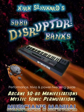 Disruptor Banks Musician's Manual