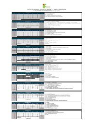 Calendário 2013 - IFTM