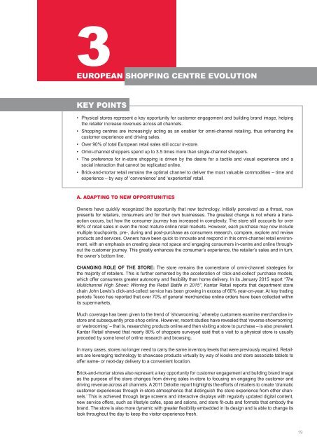 THE SOCIO-ECONOMIC CONTRIBUTION OF EUROPEAN SHOPPING CENTRES