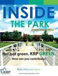 KRP Properties Spring/Summer 2015 Newsletter
