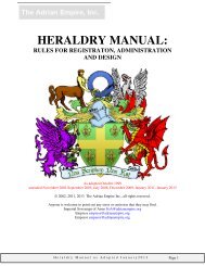 Heraldry manual 2013.pdf - The Adrian Empire