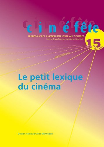CINEFETE15_Petit-lexique