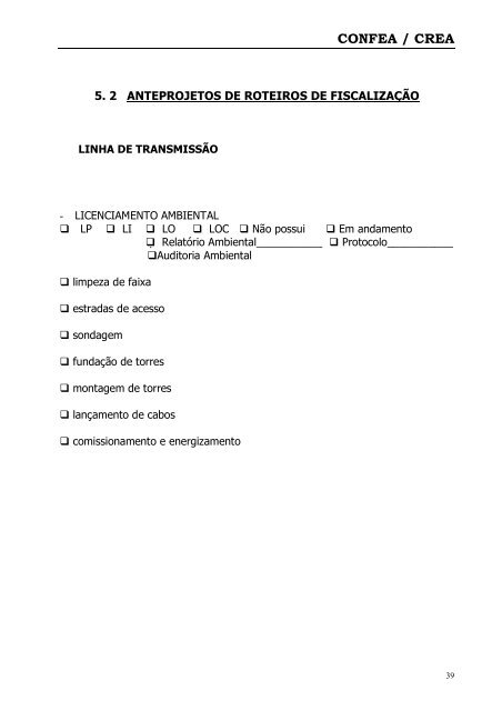 MEIO AMBIENTE E RECURSOS HÃDRICOS - Crea-PA