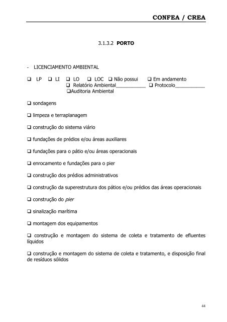 MEIO AMBIENTE E RECURSOS HÃDRICOS - Crea-PA