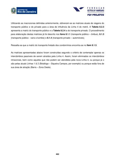 Estudos de Demanda Linha 4 do MetrÃ´ do Rio de Janeiro