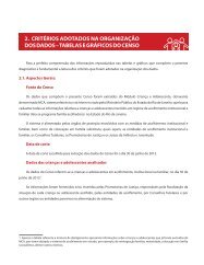 2. critÃ©rios adotados na organizaÃ§Ã£o dos dados â tabelas e ... - MCA