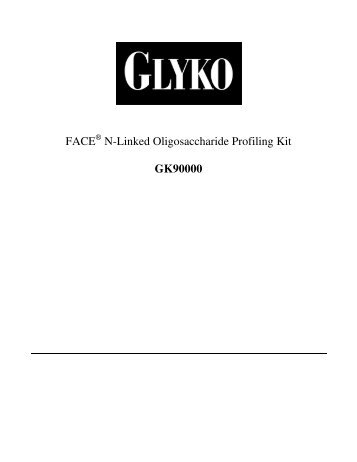 FACEÂ® N-Linked Oligosaccharide Profiling Kit - ProZyme