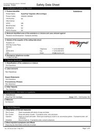 Safety Data Sheet - ProZyme
