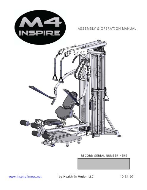 M4 inspire home gym sales