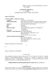 20.3.2012 - PÅ. Ä. 3 - ZD - LicenÄnÃ­ smlouva - VeÅejnÃ© zakÃ¡zky