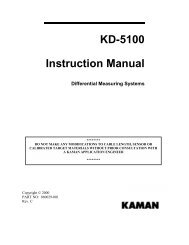 Kaman KD-5100 Instruction Manual - Kaman Precision | Position ...