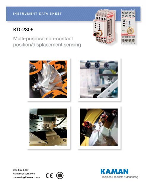 KD-2306 Data Sheet.pdf - Kaman Precision | Position sensors