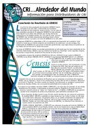 Cosechando los Resultados de GENESIS - ReproducciÃ³n Animal