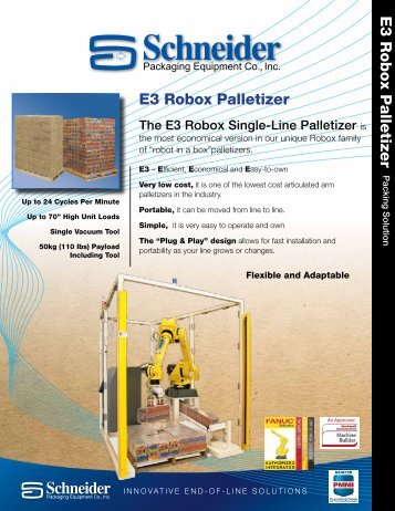 E3 Robox Palletizer E3 Robox Palletizer - Schneider Packaging ...