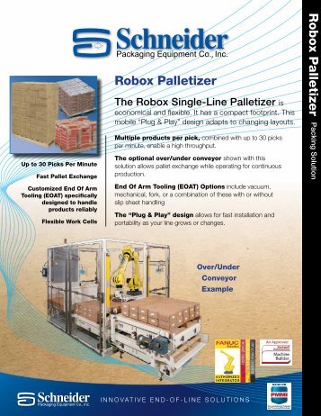 Robox - Single Line Palletizer - Schneider Packaging Equipment Co ...