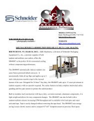 S&R Machinery's SR4000T Provides Heavy Duty Case Sealing